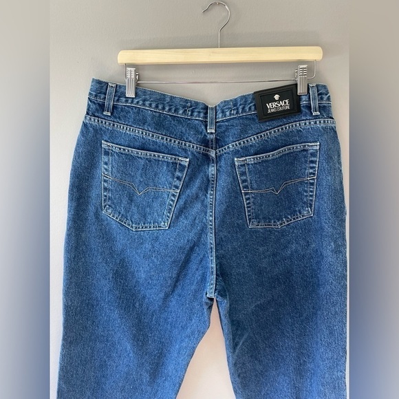[36] Versace Couture Men’s True Vintage Medium Wash Straight Leg Denim Jean - Picture 2 of 15